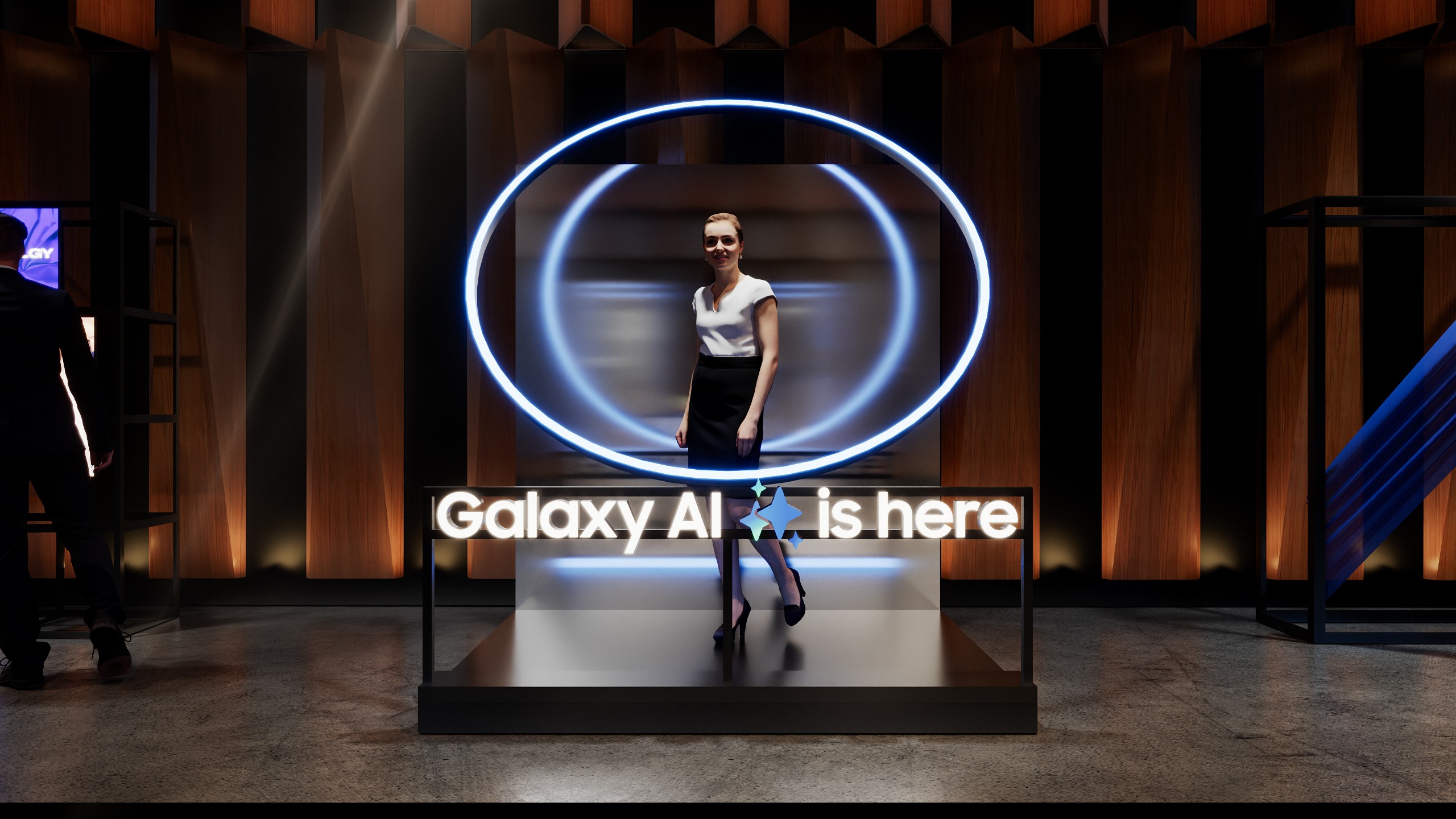 Samsung & KNTLGY Lansman Partisi - Beycan Çetin 3D Görselleştirme | lansman etkinlik tasarımı,  event design,  Samsung etkinlik görselleştirme